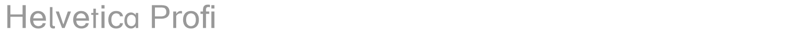 Helvetica Profi font preview